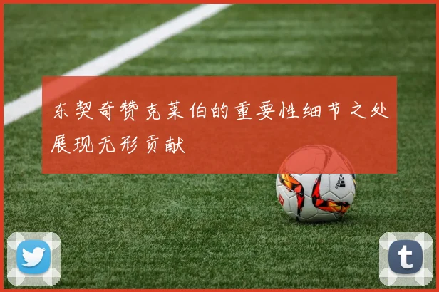 东契奇赞克莱伯的重要性细节之处展现无形贡献